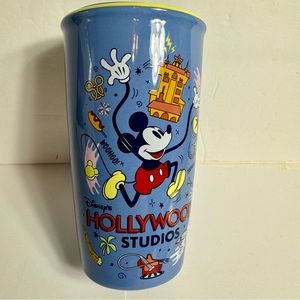 NWT. Disney Starbucks Hollywood Studios Mickey Mouse Starbucks Ceramic Tumbler
